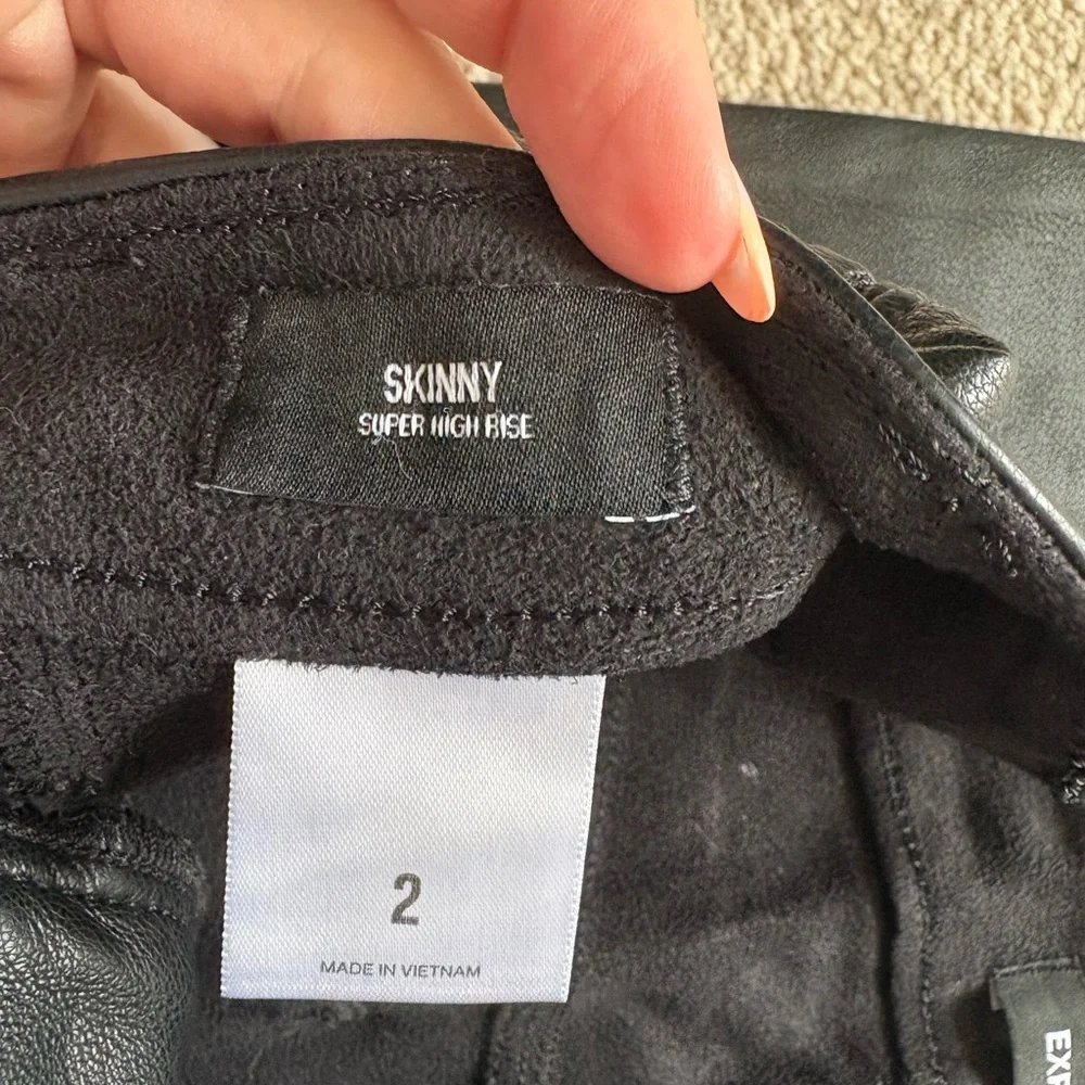 Express Faux Leather Moto-pants - Picture 4 of 5